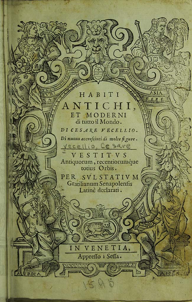 Habiti Antichi et Moderni (Ancient and modern costumes), 1598
